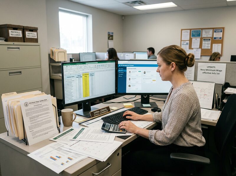 Increase in employment costs